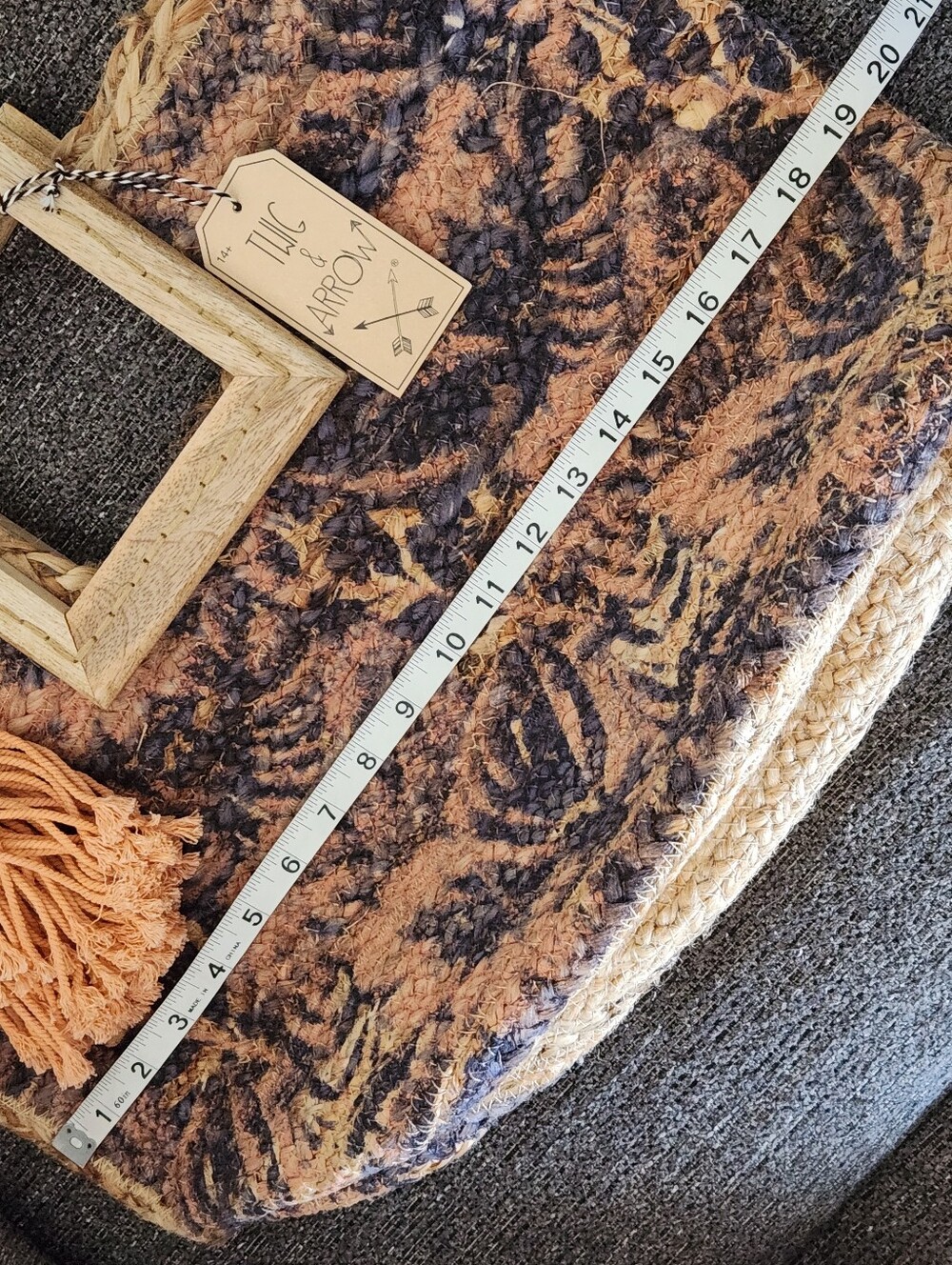 🆕️ 🏝Twig & Arrow🏝 - Woven Beach Tote Bag - Picture 14 of 16